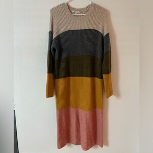 Madewell color block dress